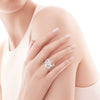 Olive leaf band ring
