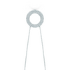 Three-row circle pendant